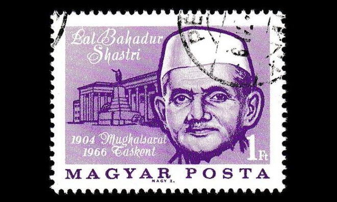 Unkari 2211 o Intian pääministeri Lal Bahadur Shastri (196