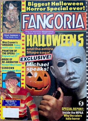 Fangoria nro 88/1989 - Halloween 5, Elm Street 5, Shocker ym