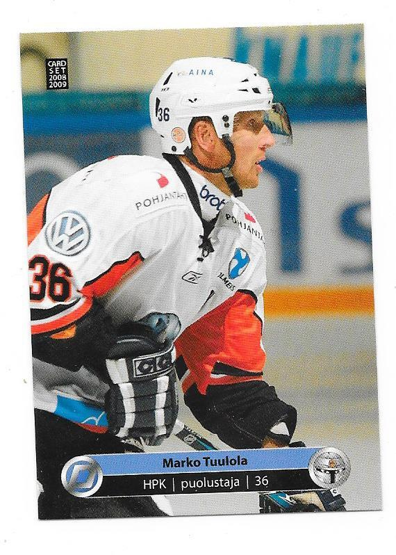 2008-09 CardSet #197 Marko Tuulola HPK