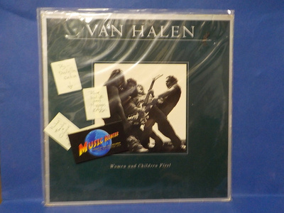 VAN HALEN - WOMEN AND CHILDREN FIRST EX+/EX- HOL -80 LP
