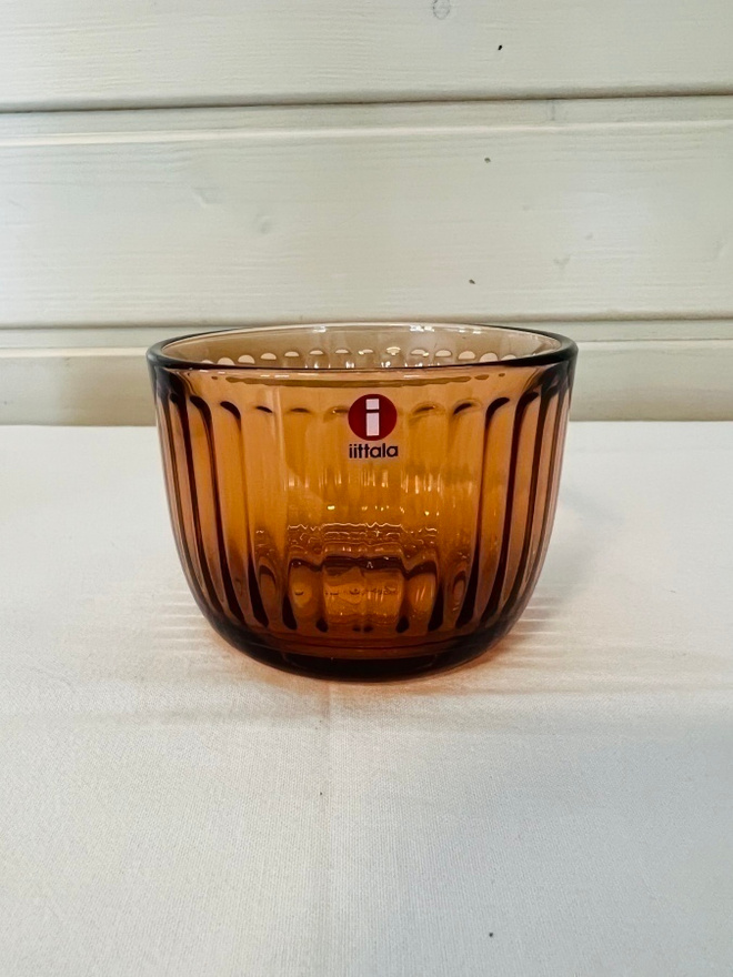 Iittala Raami kynttilälyhty, pomeranssi, 90mm, uusi