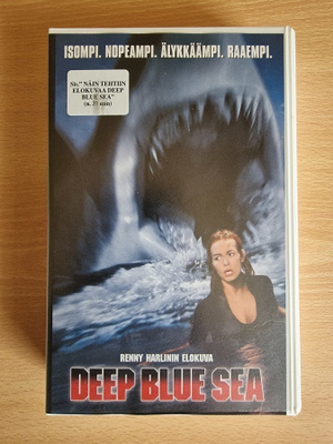 Deep Blue Sea (1999) (Renny Harlin) VHS