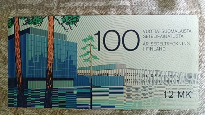 100 vuotta suomalaista setelipainoa postimerkit