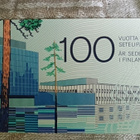 100 vuotta suomalaista setelipainoa postimerkit - pikkukuva 1
