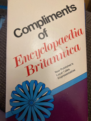 COMPLIMENTS OF ENCYCLOPAEDIA BRITANNICA