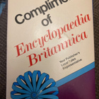 COMPLIMENTS OF ENCYCLOPAEDIA BRITANNICA - pikkukuva 1