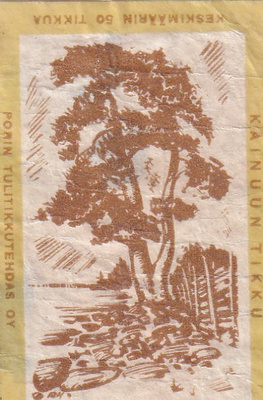 Etiketti, Vuolijoki, Kainuun  tikku ,  b476