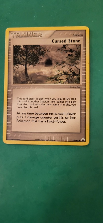 Cursed Stone - EX Legend Maker Uncommon Pokemon CCG card
