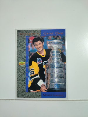 1993-94 Upper Deck - Gretzky's Great Ones #GG4 Mario Lemieux
