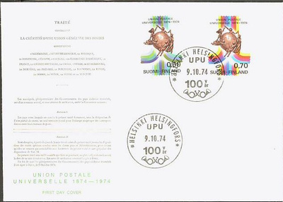 1974 UPU FDC
