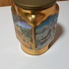 Vintage kahvipurkki, neljä vuodenaikaa - pikkukuva 1