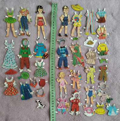 Paperinuket Lauri, Leena ja Liisa 1950-luku