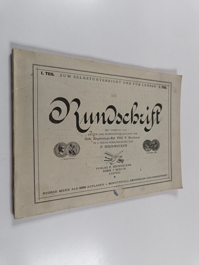 Friedrich SOENNECKEN : Die Rundschrift
