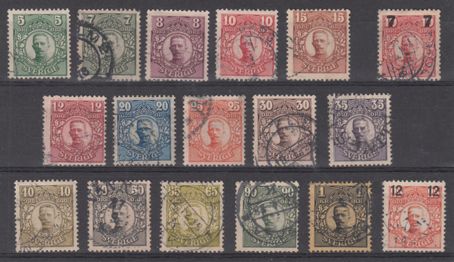 RUOTSI 1910-1919 Kustaa V
