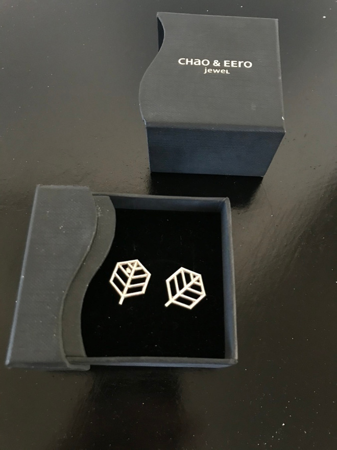 Chao & Eero Koivu korvakorut hopeaa