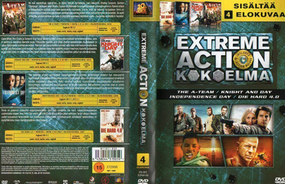 extreme action kokoelma 4 elokuvaa	(17 374)	k			DVD	(4)