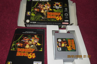 Donkey Kong 64 + Laatikko + Ohjeet