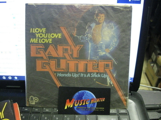 GARY GLITTER - I LOVE YOU LOVE ME LOVE / HANDS.. EX-/EX- 7"