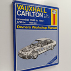 A. K. Legg : Vauxhall Carlton : owners workshop manual - pikkukuva 1