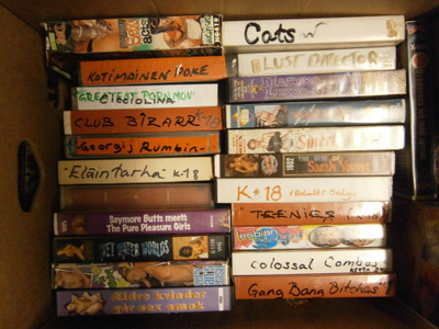 76kpl vhs aikuisviihde elokuvia