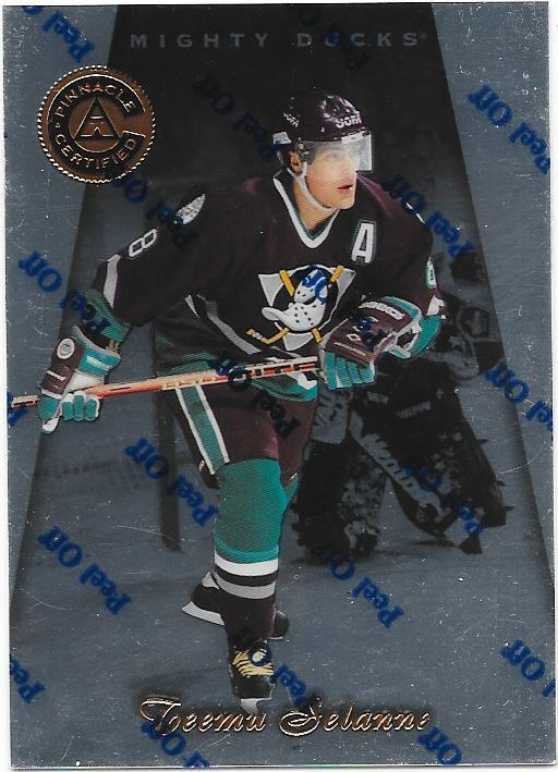 1997-98 Pinnacle Certified #39 Teemu Selänne Anaheim Ducks