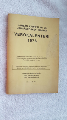 Verokalenteri JÄMSÄ ja Jämsänkoski 1976