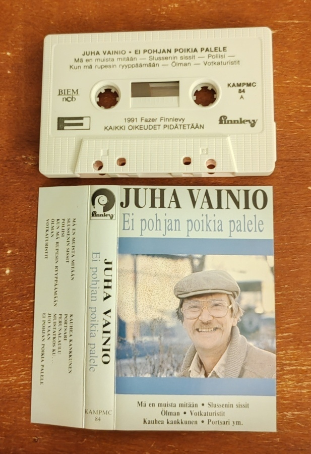 Juha Vainio Ei Pohjan Poikia Palele c-kasetti