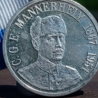 Carl Gustaf Emil Mannerheim neulamerkki.  Hopeinen mitali. - pikkukuva 4