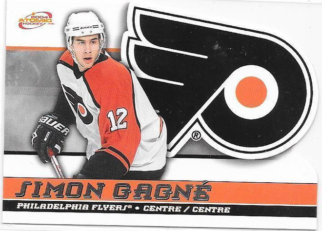 2003-04 McDonald`s Atomic #38 Simon Gagne Philadelphia Flyer
