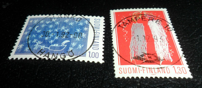 LAPE 933 JA 934  1983 JOULUMERKIT LOISTOLEIMOIN
