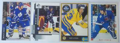 MATS SUNDIN Jääkiekkokortit 4 erilaista