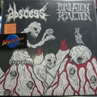 ABSCESS - POPULATION REDUCTION - UUSI SPLIT LP - pikkukuva 1