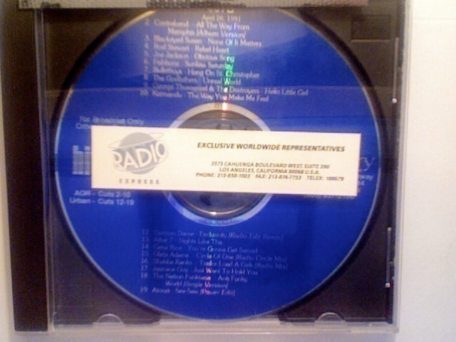 HitDisc  887 B ::  April 26,1991 :: RADIO BROADCAST ONLY !!!