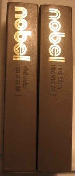 Mihail Solohov: Hiljaa virtaa Don 1-2, Wsoy 1976. 8p.