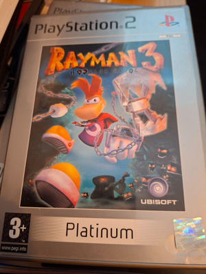 PS2 Rayman 3 + kotelo ja ohjeet
