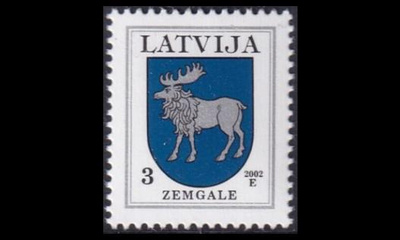 Latvia 372C_VII ** Käyttösarja vaakuna 3 S -02 (1994)