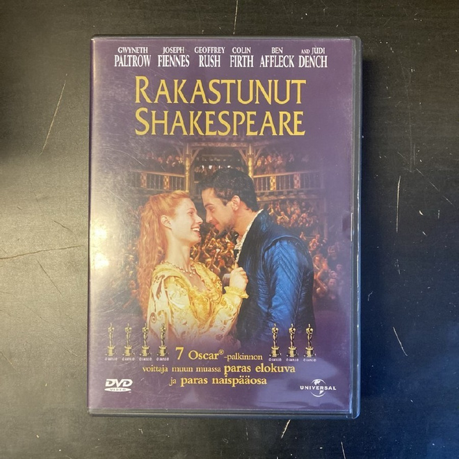 Rakastunut Shakespeare DVD