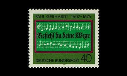 Saksa 893 ** Paul Gerhardt, virsirunoilija (1976)