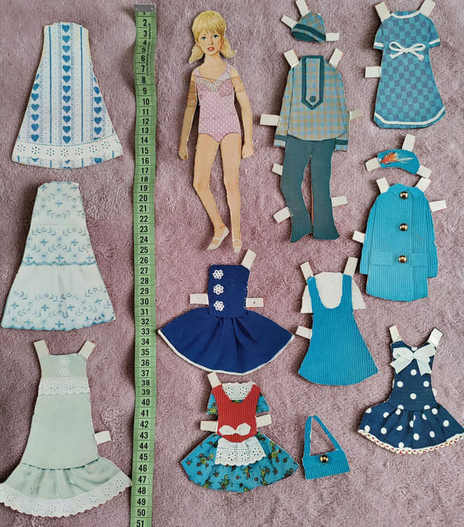 Paperinukke Katrihelena 1960-luku