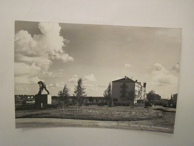 VANHA Postikortti Rovaniemi 1950-l Alkup.Mallikappale