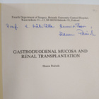Hannu Paimela : Gastroduodenal Mucosa and Renal Transplan... - pikkukuva 3
