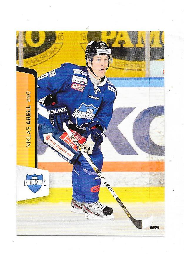 2012-13 Allsvenskan #48 Niklas Arell BIK Karlskoga, TPS