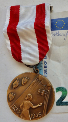 VANHA Kotirintamanaisten Mitali 1939-1945
