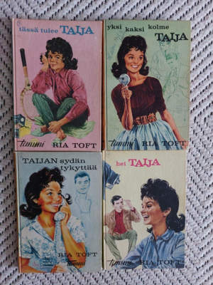 Ria Toft: Taija -sarjaa, 4 kirjaa