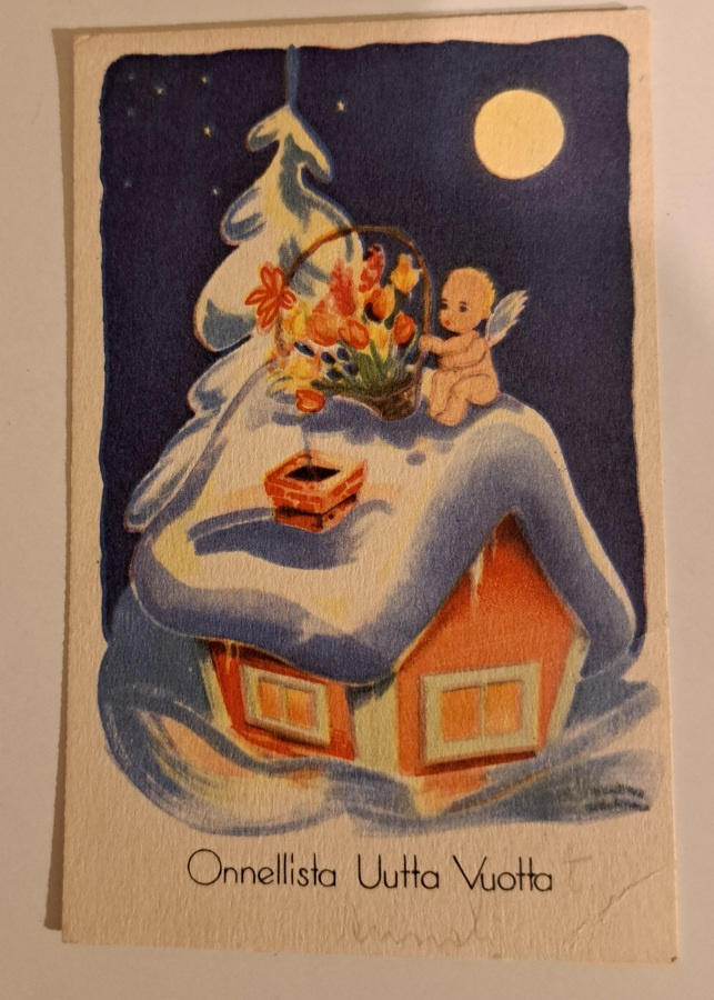 Helena Helkama: enkeli mökin katolla, käsipostia 1947
