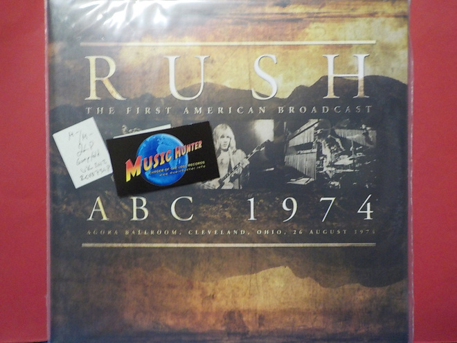 RUSH - THE FIRST AMERICAN BROADCAST ABC 1974.. UK M-/M- 2LP