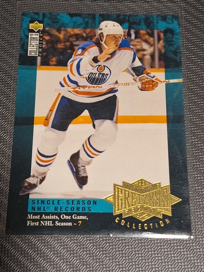 1995-96 Upper Deck UD Collectors Choice Gretzky Record
