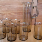 Iittala lasit, design Valto Kokko, Otso juomalasi 6 + kaadin - pikkukuva 1