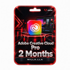 Adobe Creative Cloud Pro 2 kuukautta tilaus, redeem-koodi - pikkukuva 1