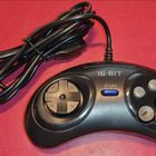 SEGA Mega Drive 6-Näppäinen peliohjain 1,7m johdolla #31647 - pikkukuva 1